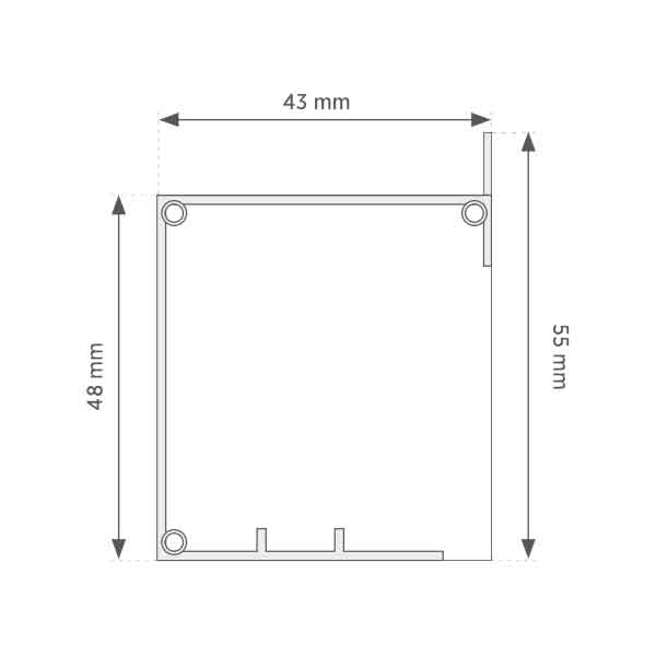 Kassettruloo CUBE S Profiilid